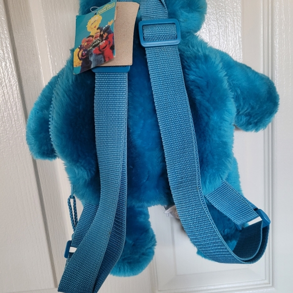 Vintage 1997 Cookie Monster Plush Backpack - Picture 5 of 14